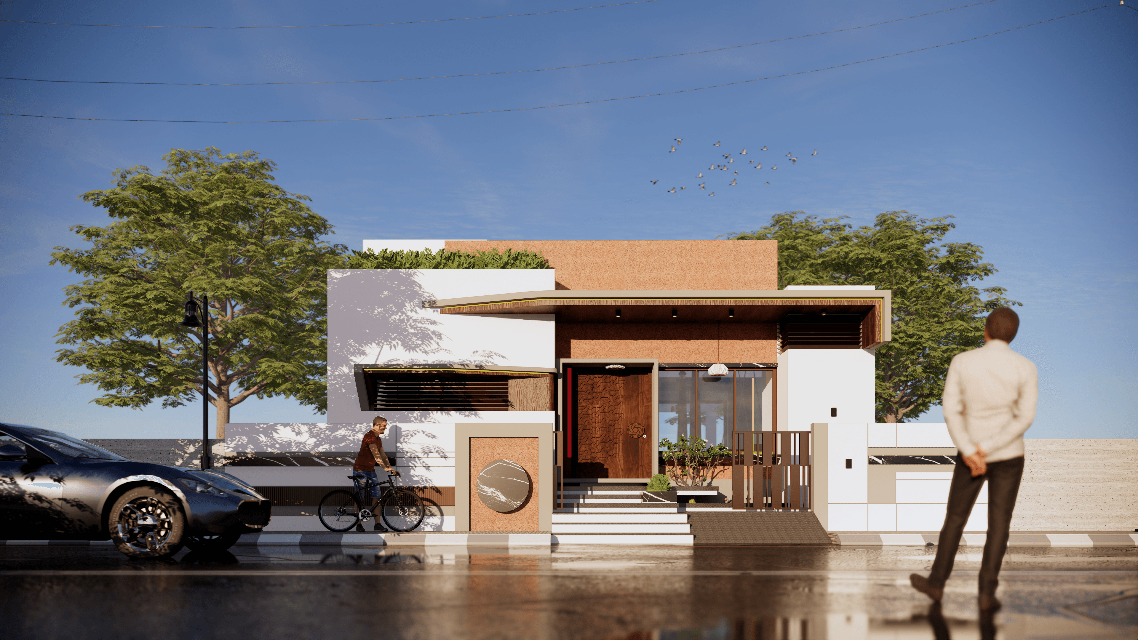 Courtyard House image